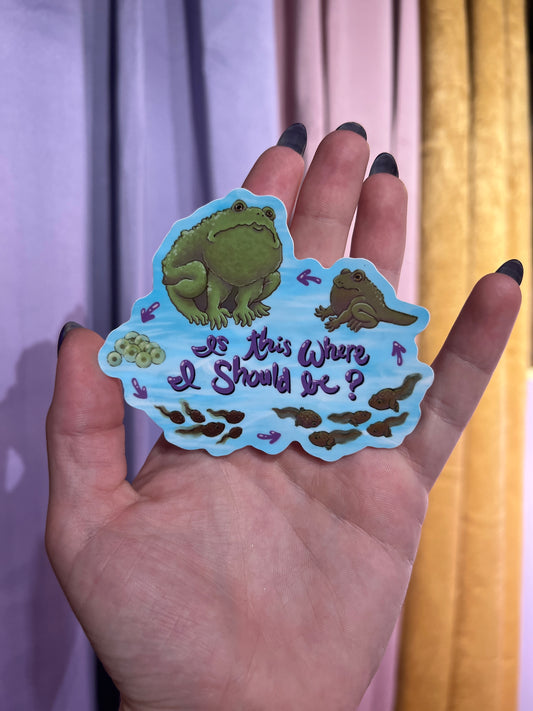 Limited Edition “Life Cycles” Glossy Vinyl Sticker