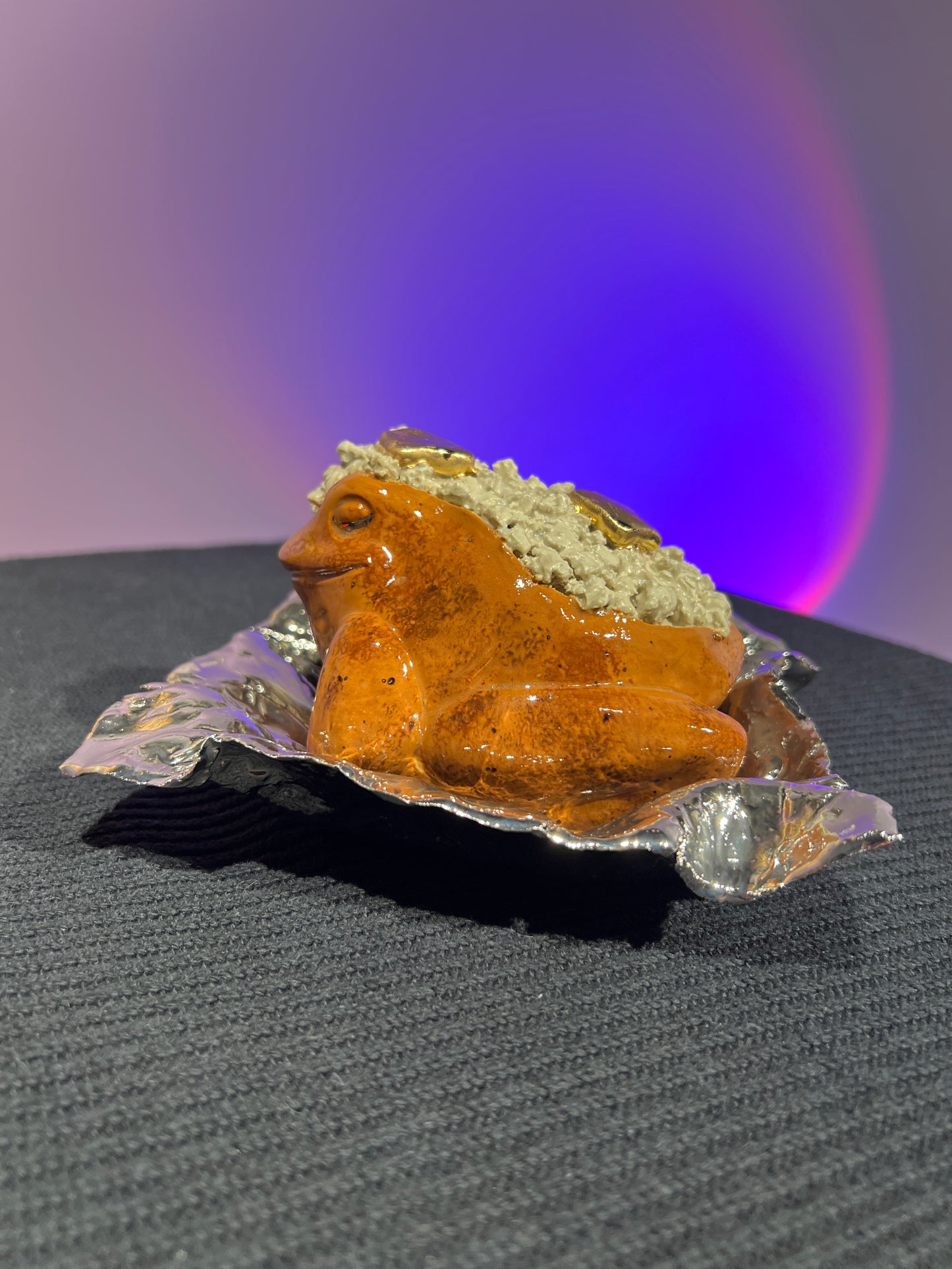 Mashley the Butter Only Potatoad with White Gold Dish