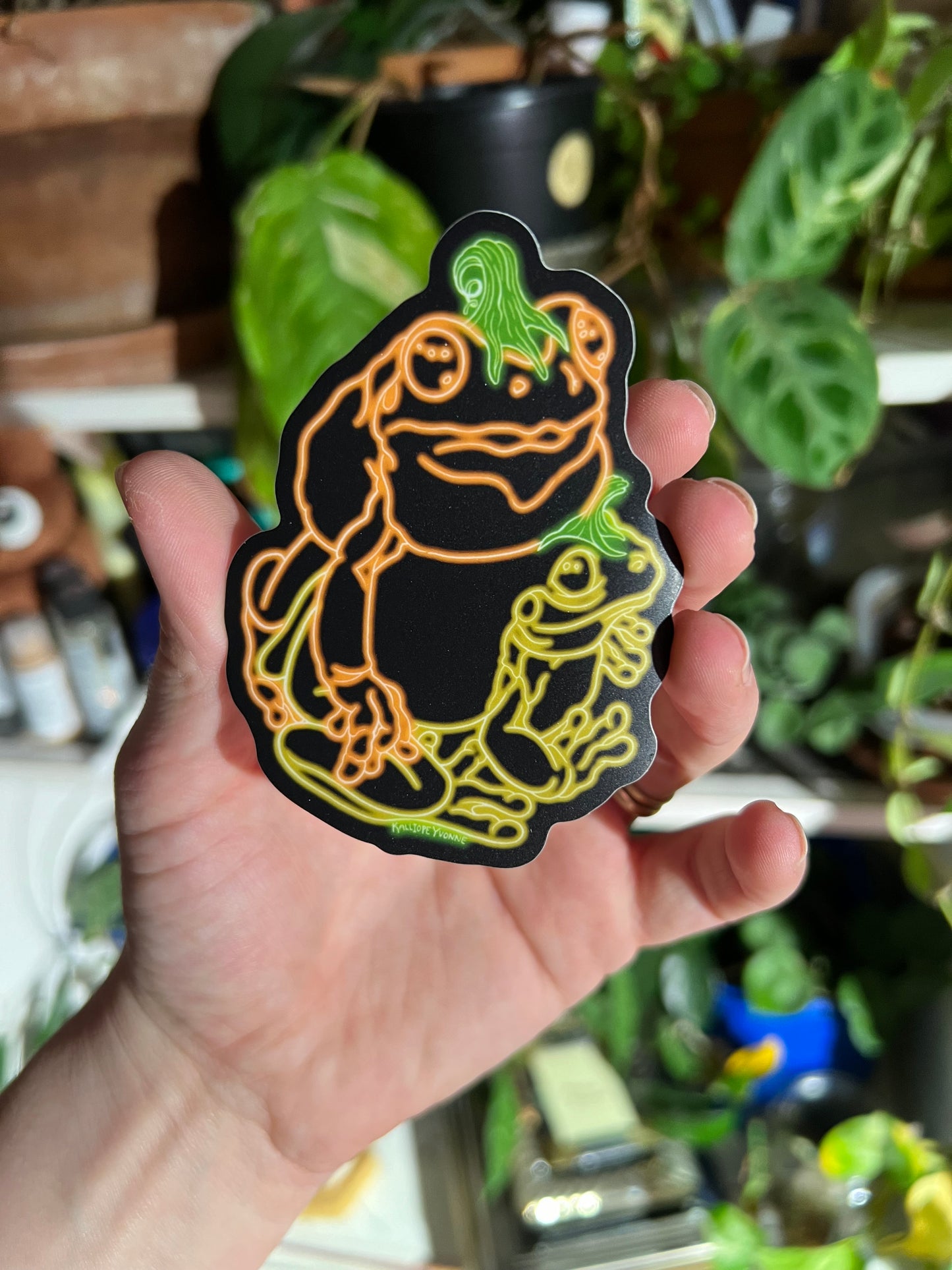 Limited Edition “Pumpkin Pals” Glow in the dark Sticker