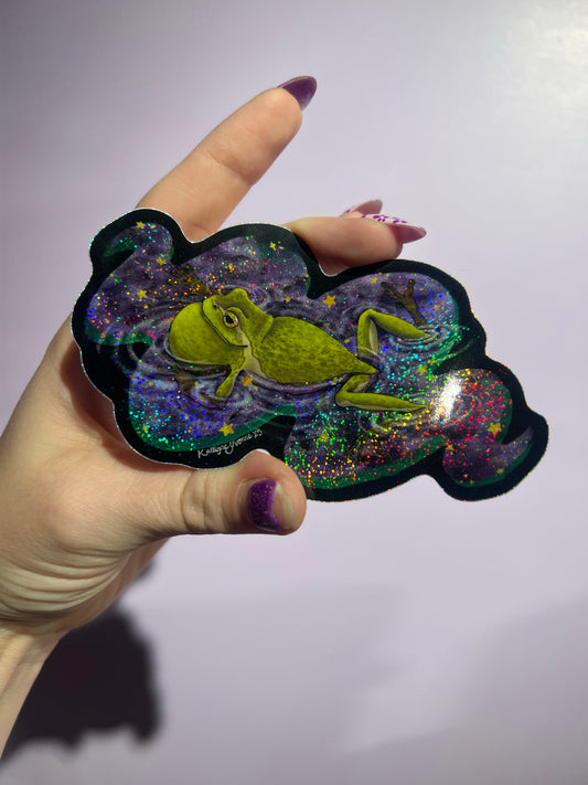 Limited Edition “Galaxy Glide” Glittery Vinyl Sticker