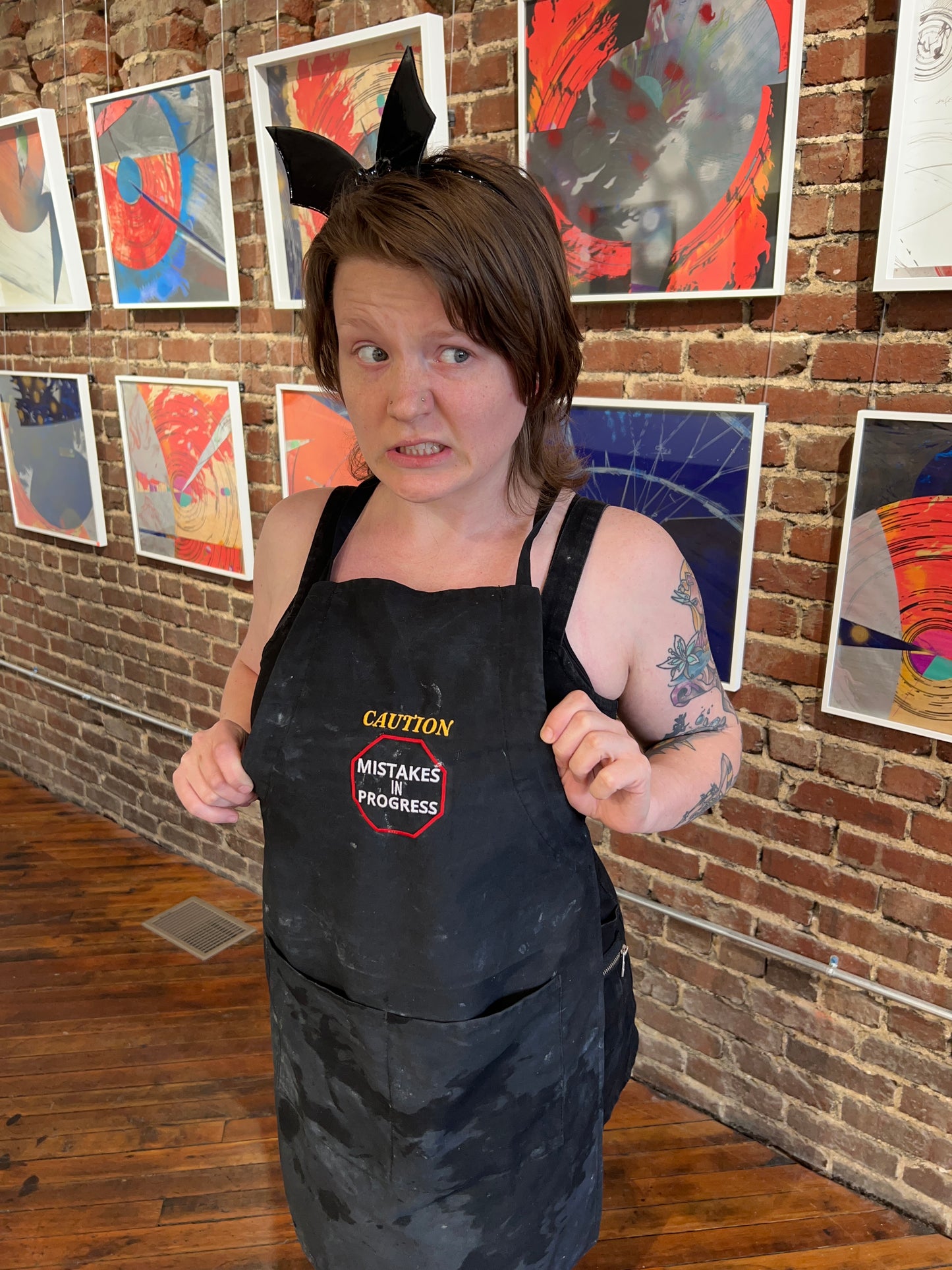 Mistakes in Progress Apron