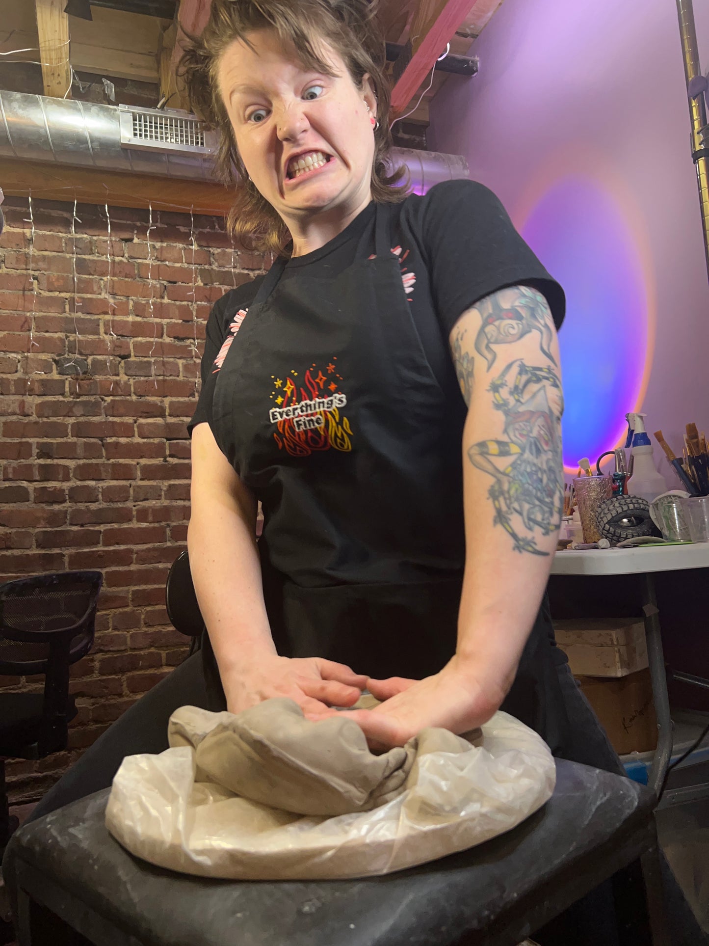 MISSPELLED Everthing's Fine Apron