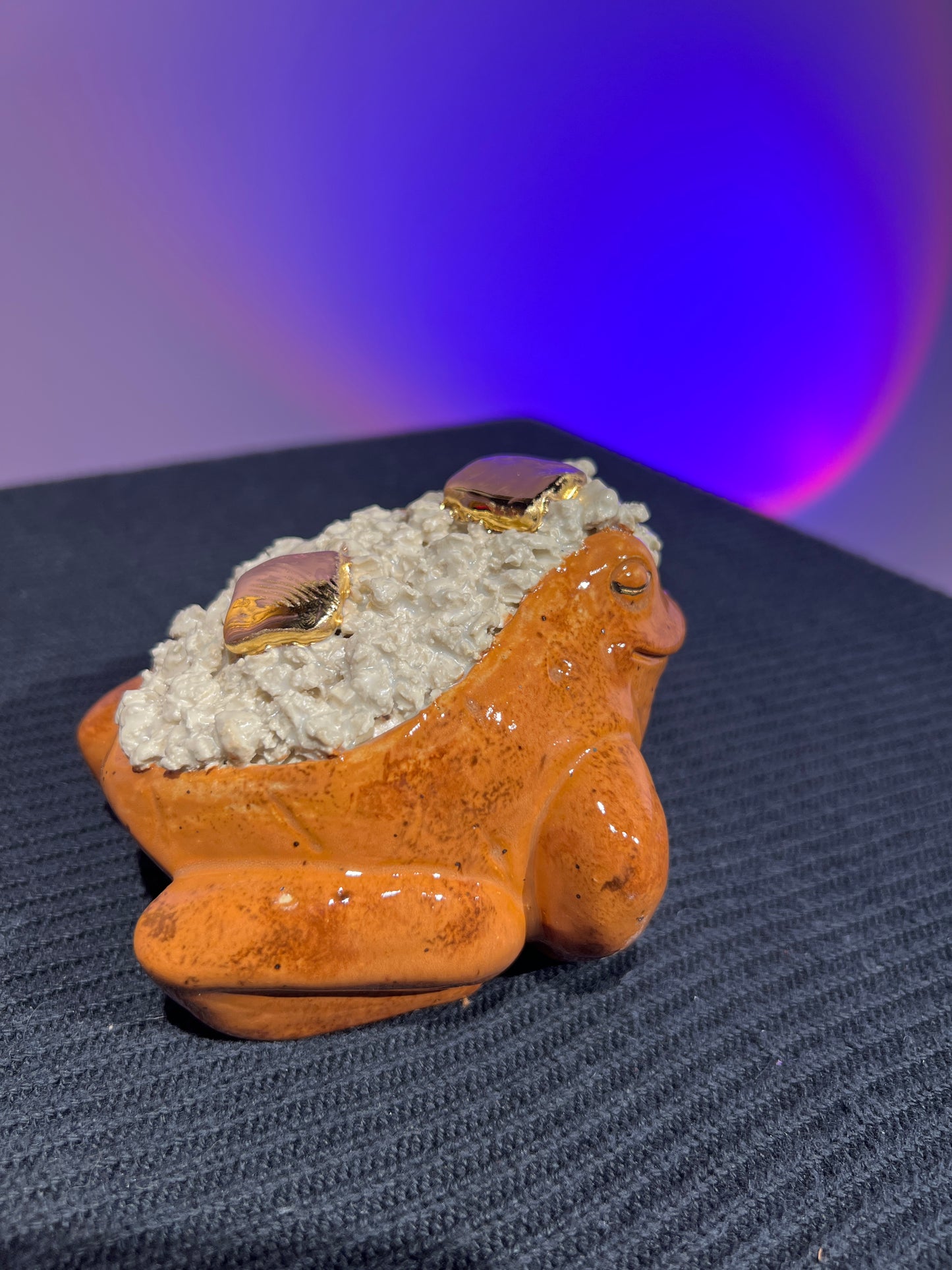 Mashley the Butter Only Potatoad with White Gold Dish