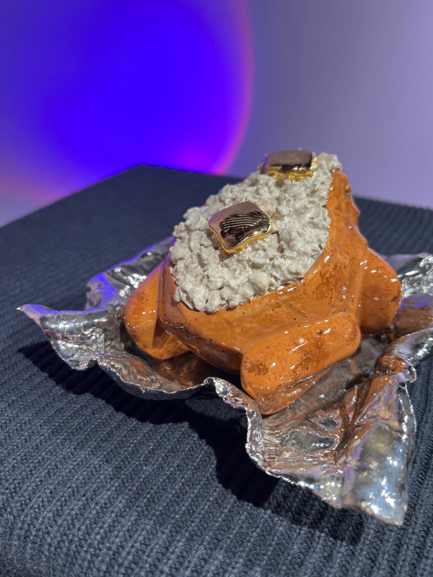 Mashley the Butter Only Potatoad with White Gold Dish