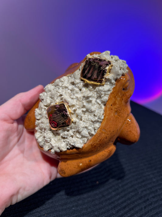 Mashley the Butter Only Potatoad with White Gold Dish