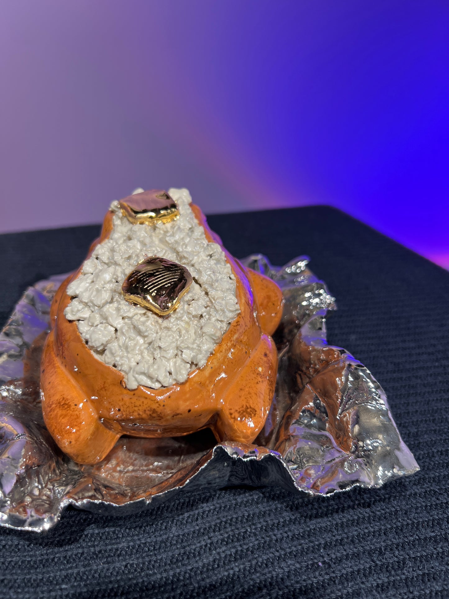 Mashley the Butter Only Potatoad with White Gold Dish