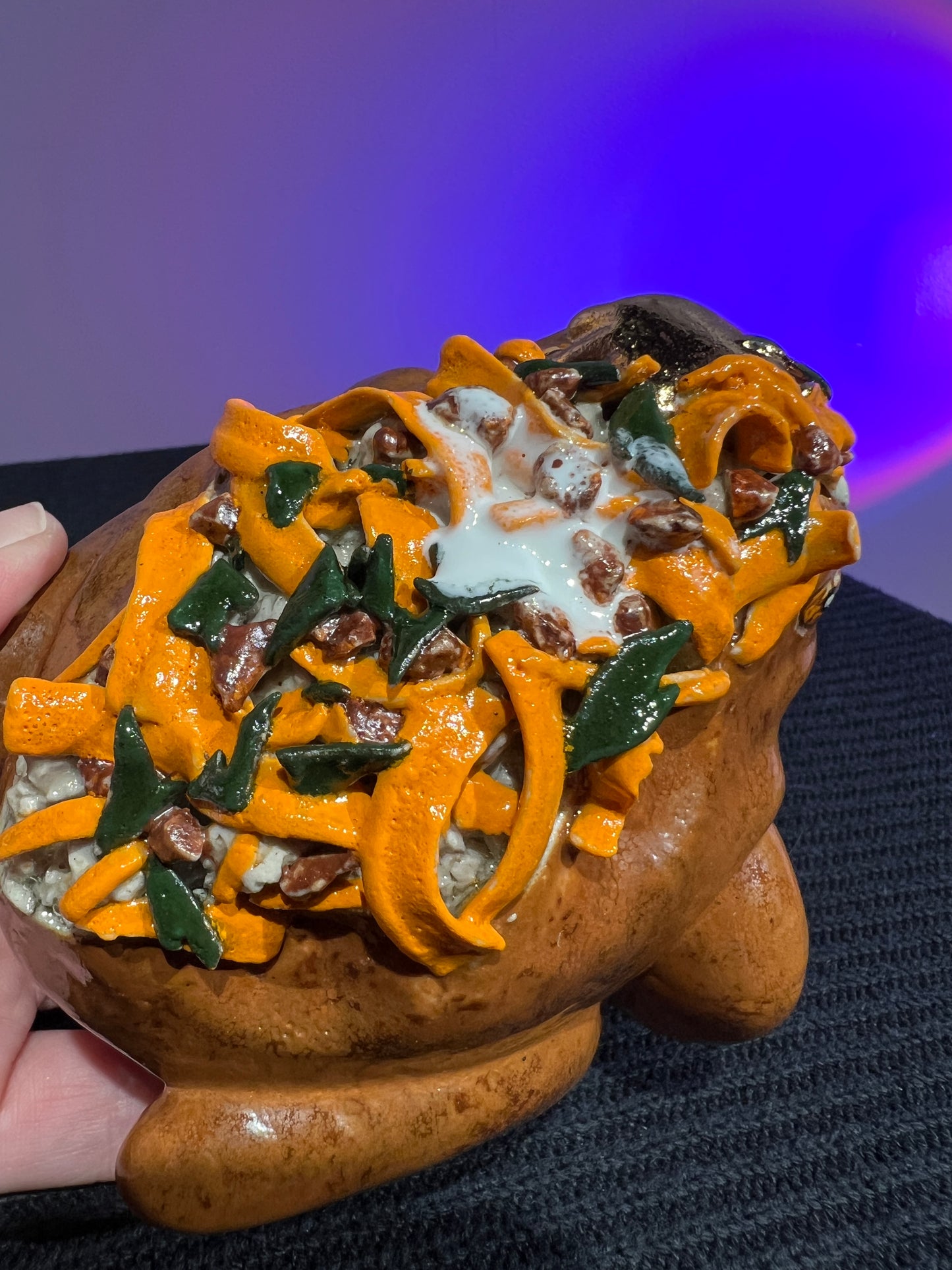 Tate the OG Loaded Potatoad with White Gold Dish