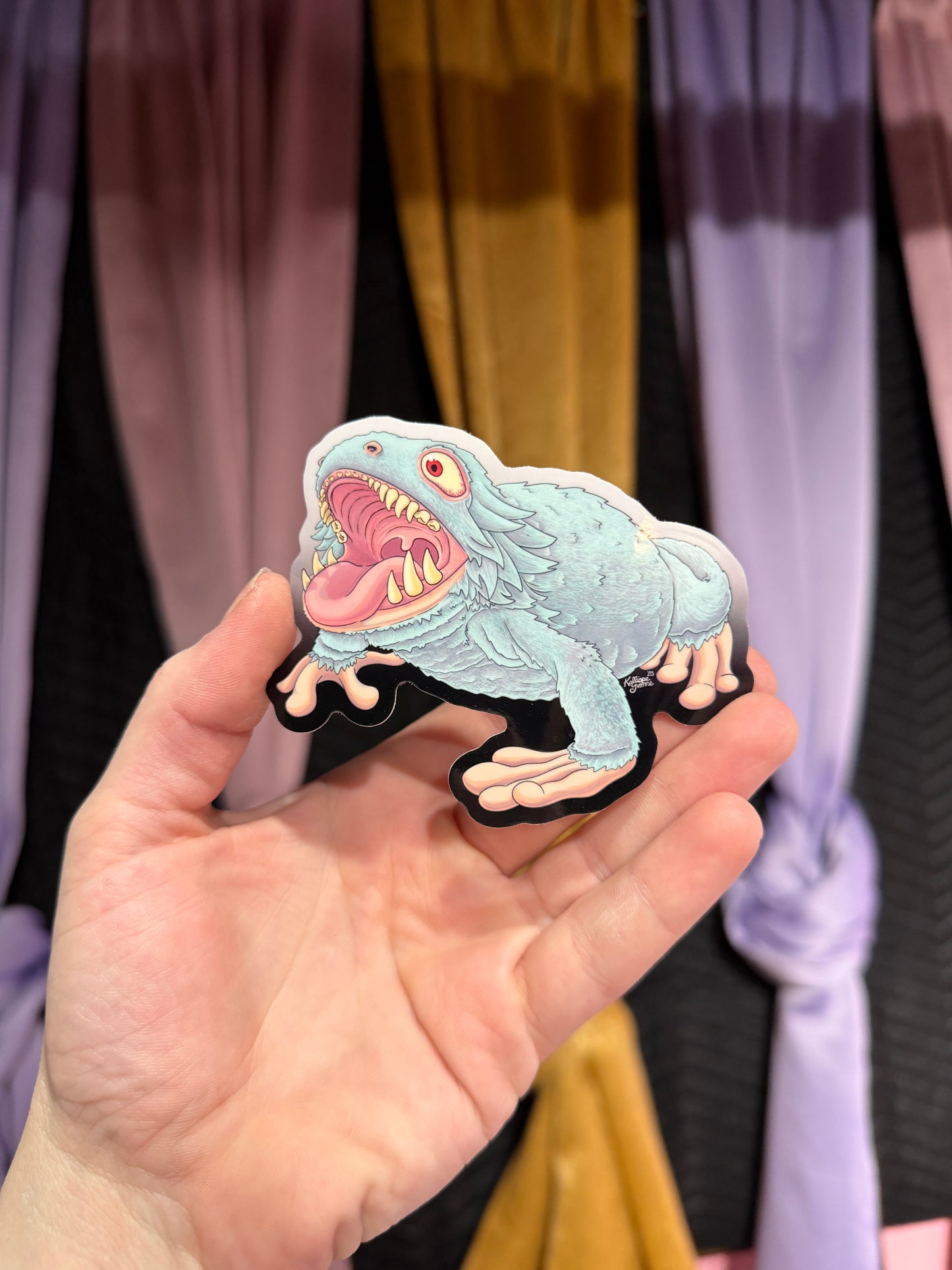 Limited Edition “Yeti Frog” Glossy Vinyl Sticker