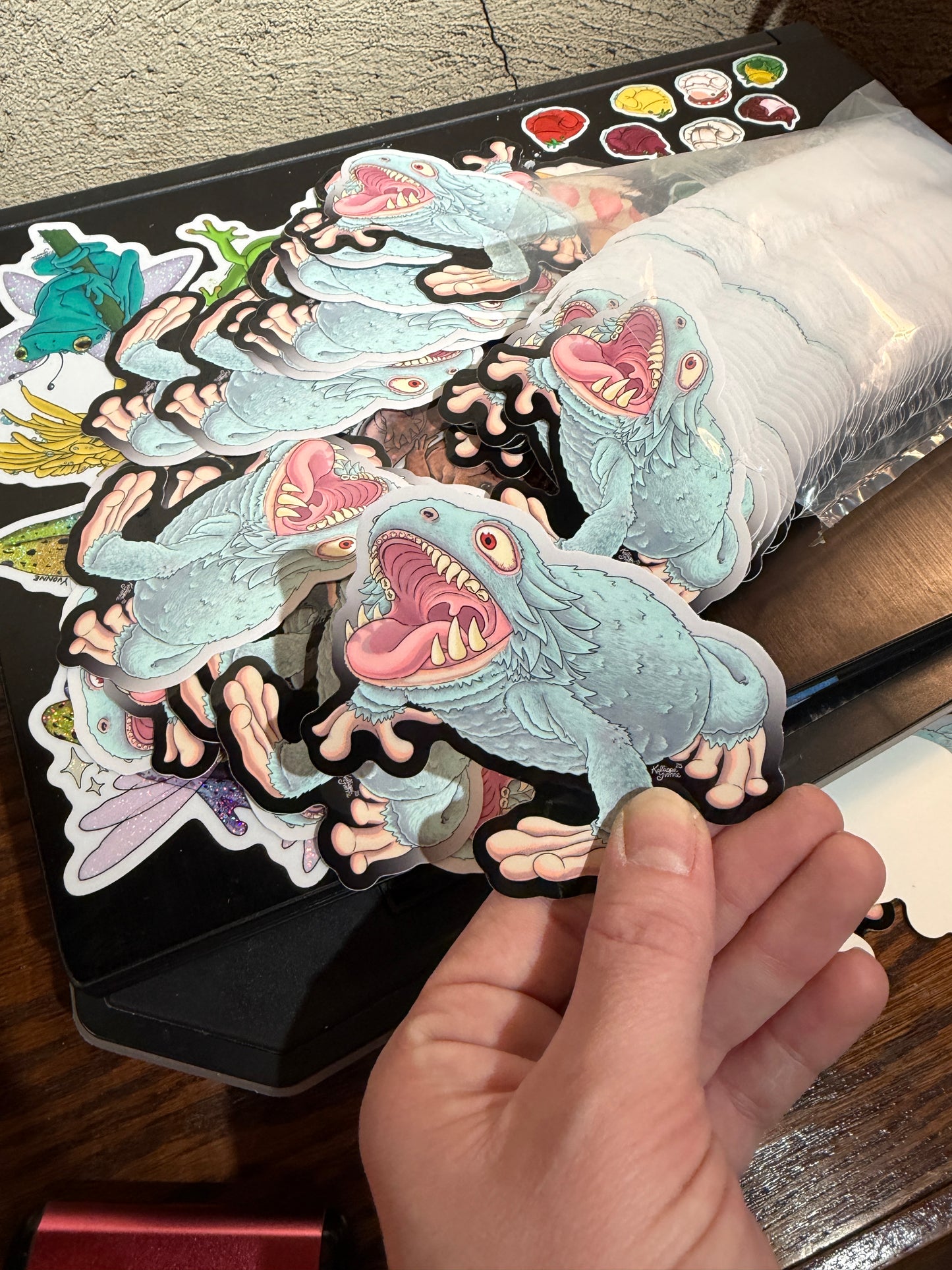 Limited Edition “Yeti Frog” Glossy Vinyl Sticker