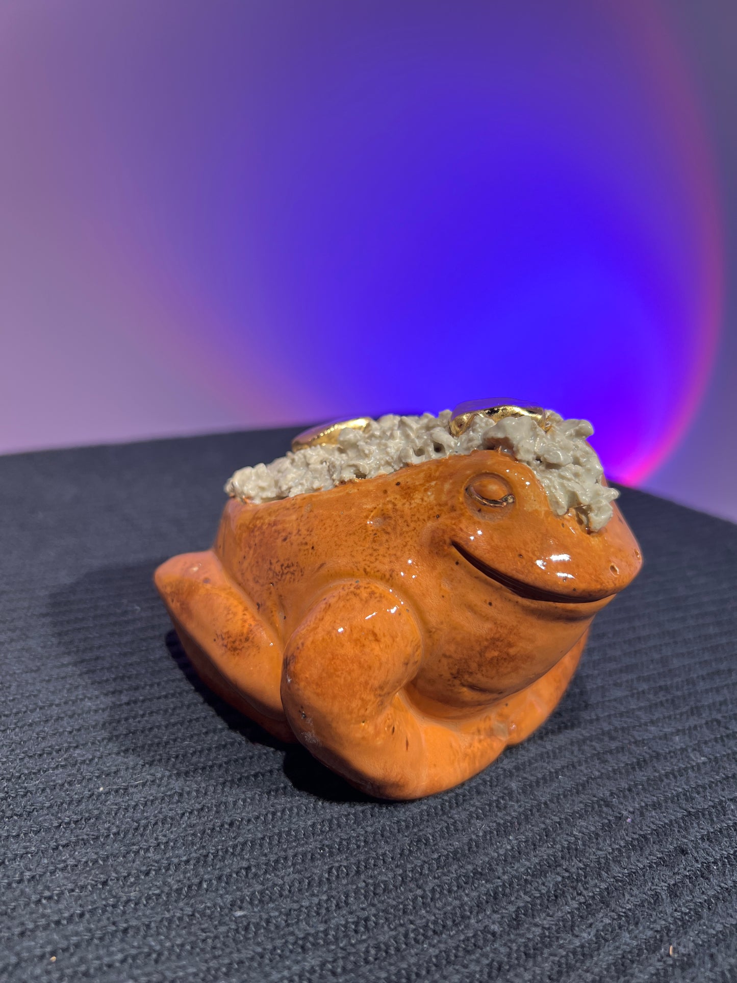 Mashley the Butter Only Potatoad with White Gold Dish