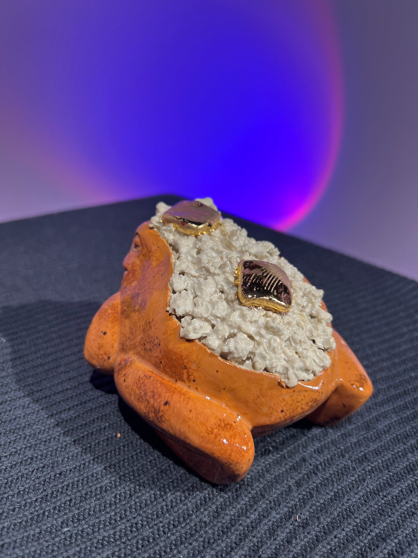 Mashley the Butter Only Potatoad with White Gold Dish