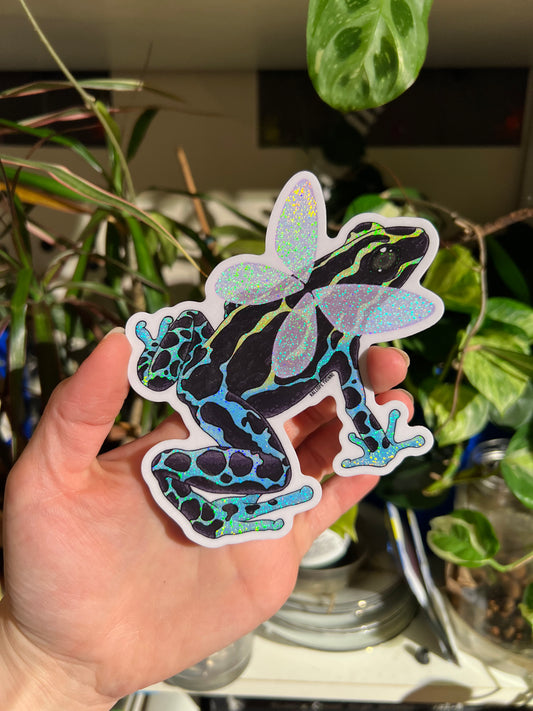 Limited Edition “Poison Dart Fairy” Holographic Vinyl Sticker