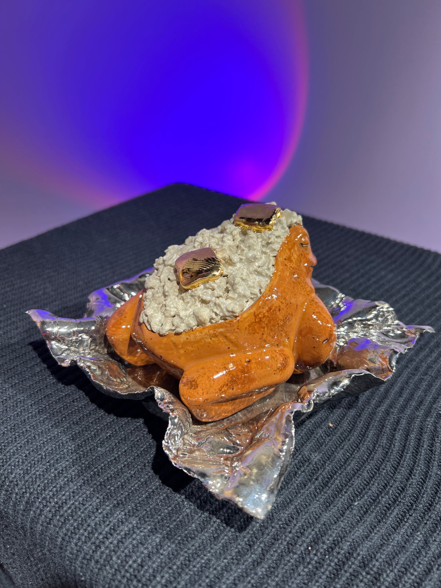 Mashley the Butter Only Potatoad with White Gold Dish