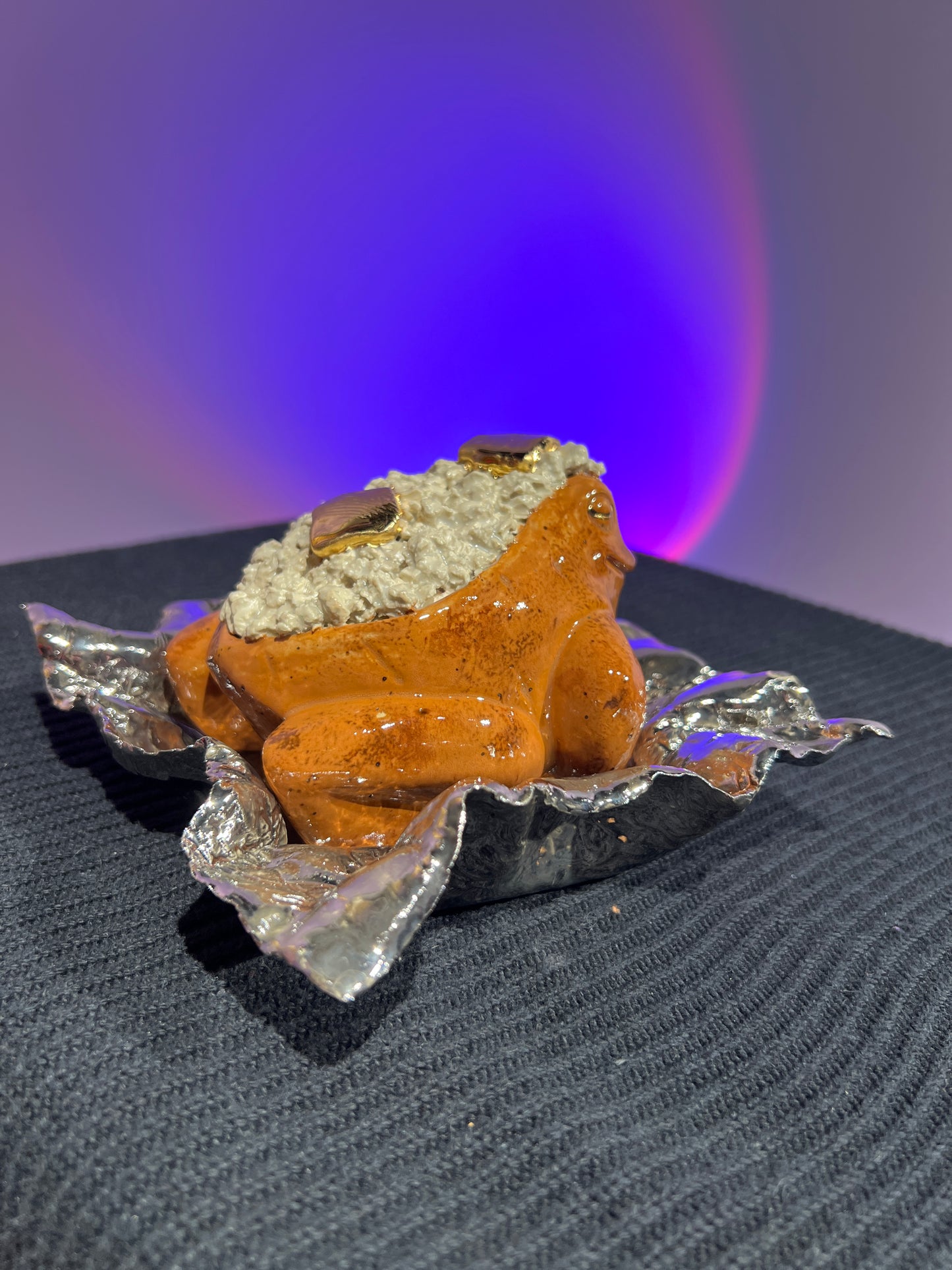 Mashley the Butter Only Potatoad with White Gold Dish