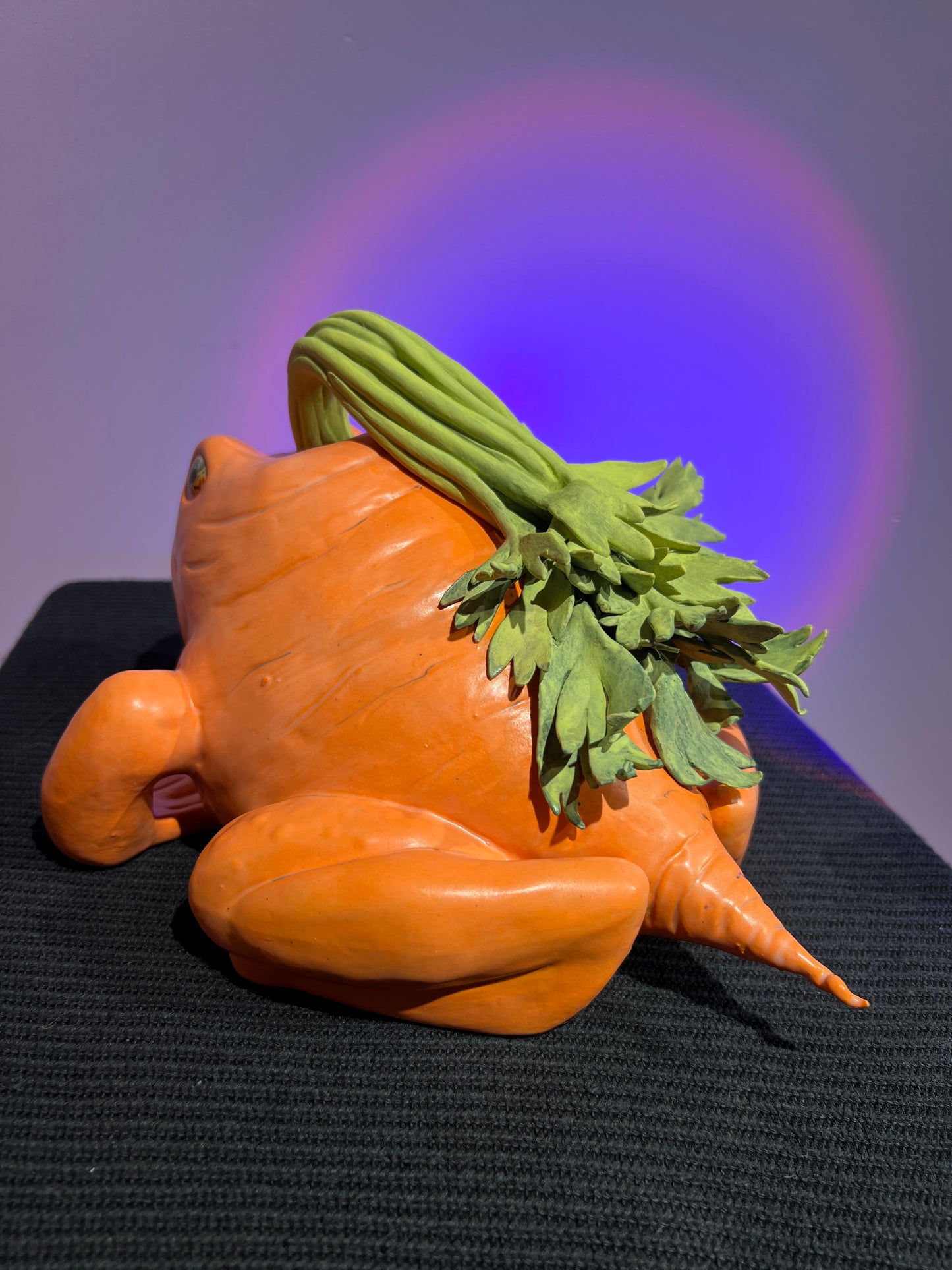 Carlee the Carrot Frog