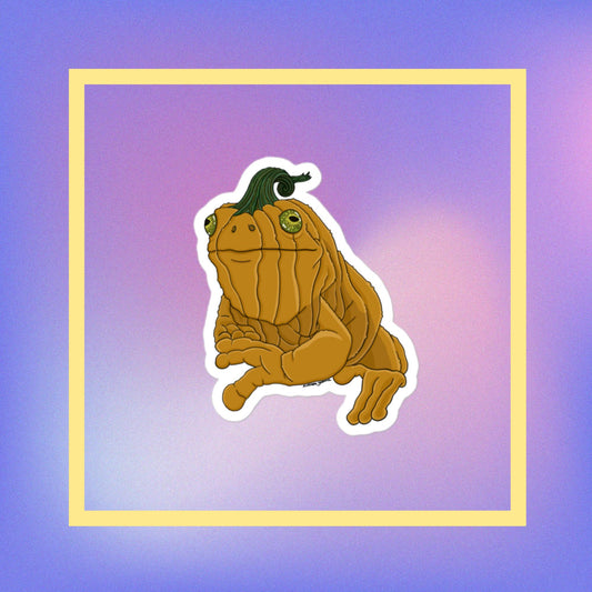 Bumpy the Pumpkin Toad Sticker